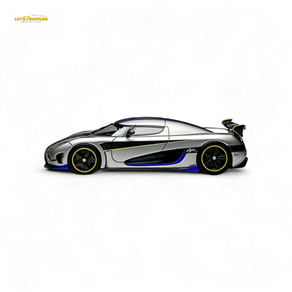 Guo Ji Agera RS Matte Silver Gray 1:64