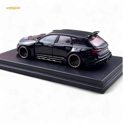 DCM Audi RS6 Wagon Metallic Black 1:64