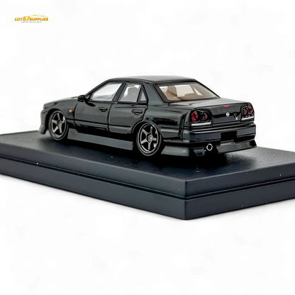 Mortal ER34 SKYLINE URAS Metallic Black 1:64