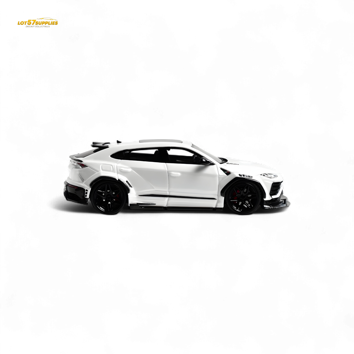 Flame Lamborghini Urus LBWK Bianco Icarus White Resin 1:64