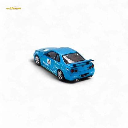 Cool ART Nissan Skyline R34 Blue #92 1:64
