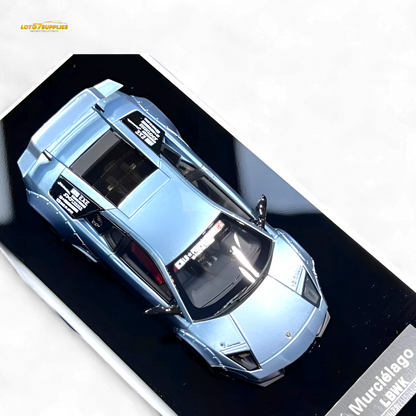 404ERROR Lamborghini Murcielago LBWK Ice Blue Low Spoiler 1:64