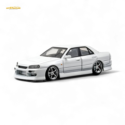 Mortal Nissan ER34 Skyline Uras Pearl White 1:64