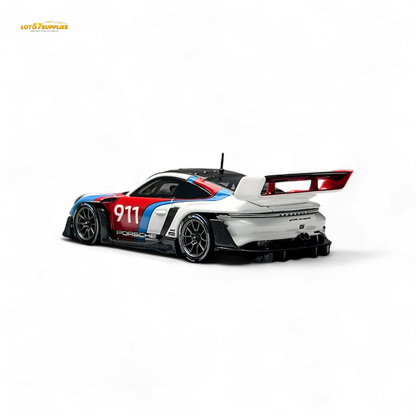 HKM Model Porsche 911 (992) GT3 R Rennsport White #911 1:64