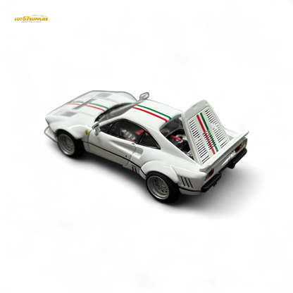 Hone Model 64 288GTO Wide-Body - Latte Art White 1:64