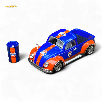 Liberty64 VW Beetle Pickup G U L F Livery 1:64