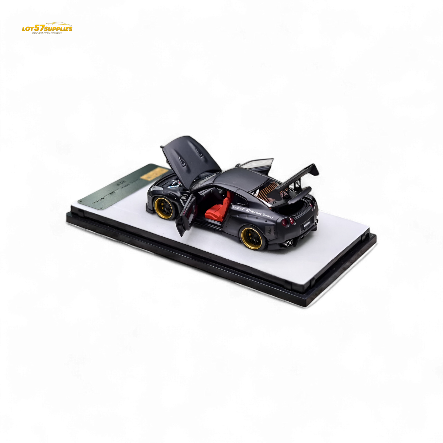 PGM Rocket Bunny R35 - Matte Black Ordinary version 1:64