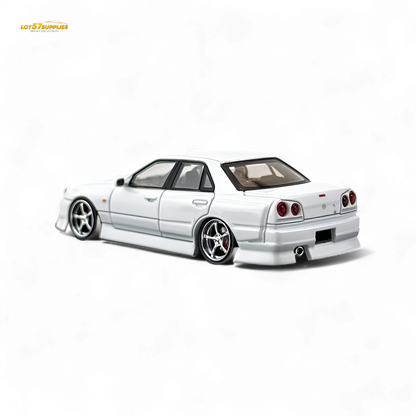 Mortal Nissan ER34 Skyline Uras Pearl White 1:64