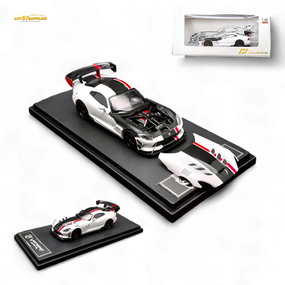 Hone Model Dodge Viper ACR White 1:64