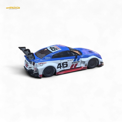 MC LB GTR R35 GT - BRE White Blue Top Livery 1:64