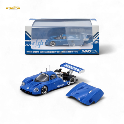 INNO64 Nissan R89C Blue Championship 1989 1:64