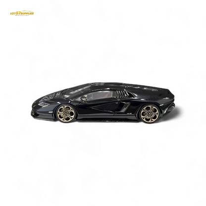 Fuelme Model NEO COUNTACH LPI 800-4 NERO MAIA BLACK 1:64 Resin