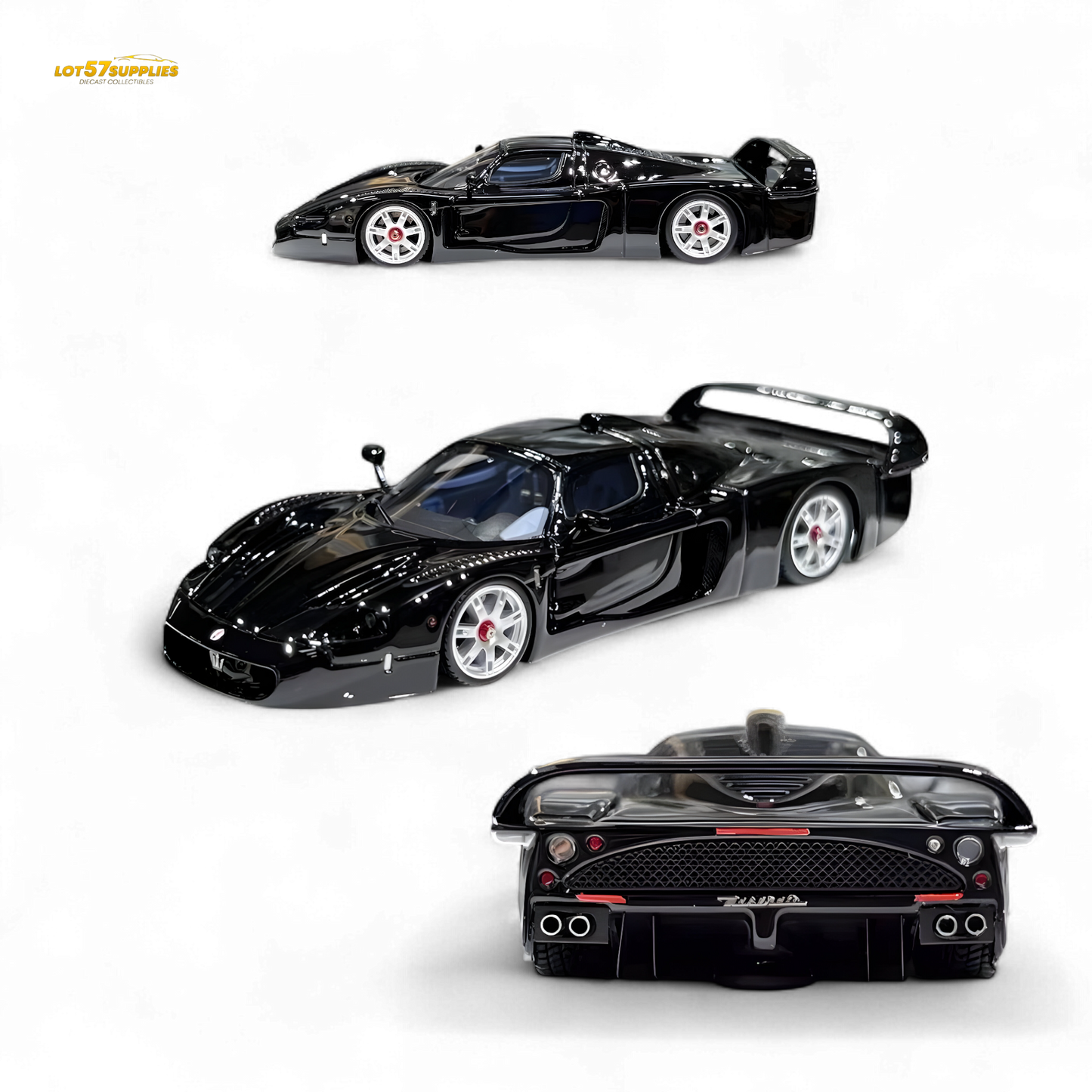 YM Model Maseti MC12 Stradale Corsa Black - Resin 1:64