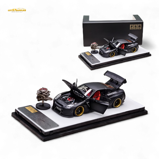 PGM Rocket Bunny R35 - Matte Black Ordinary version 1:64