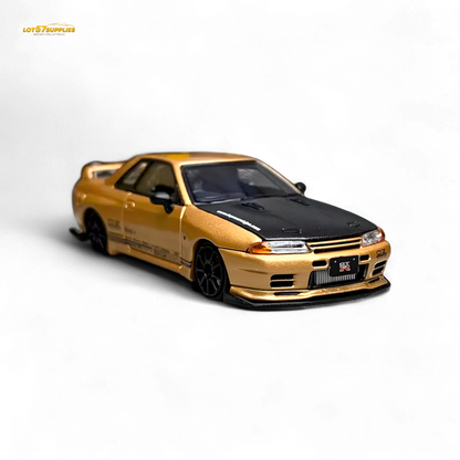Focal Horizon Skyline GT-R R32 Top Secret Gold 1:64