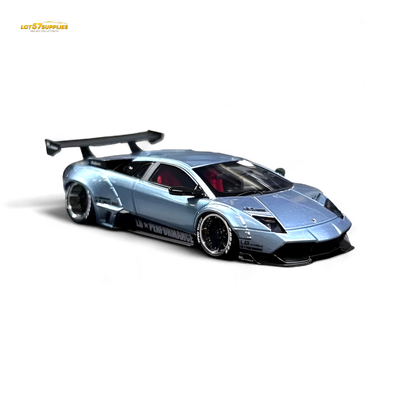 Error404 Lamborghini Murcielago LBWK - Ice Blue High Tail 1:64