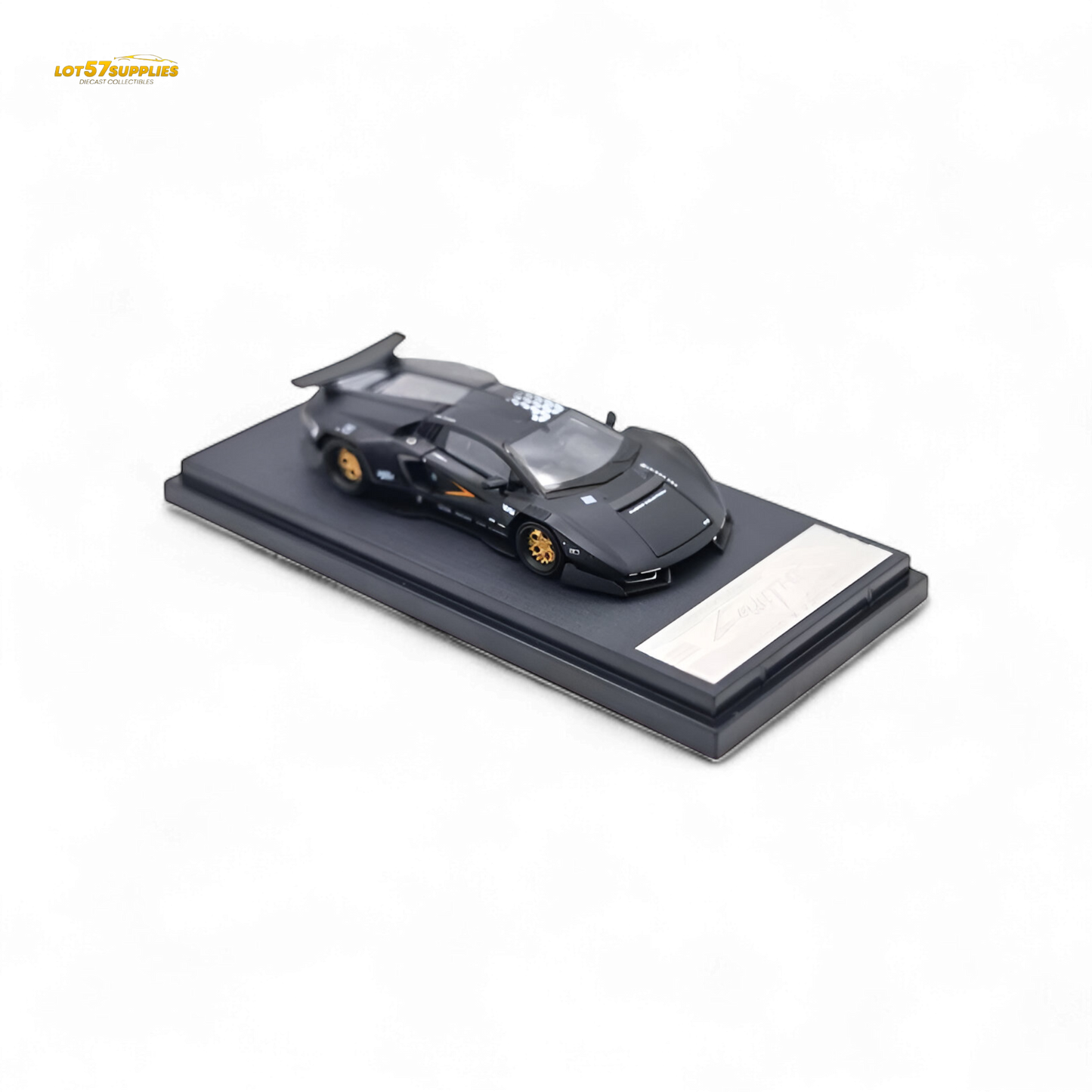 TimeMicro × PSC DESIGN Countach - Black 1:64 TM647701