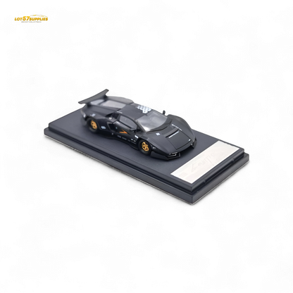 TimeMicro × PSC DESIGN Countach - Black 1:64 TM647701