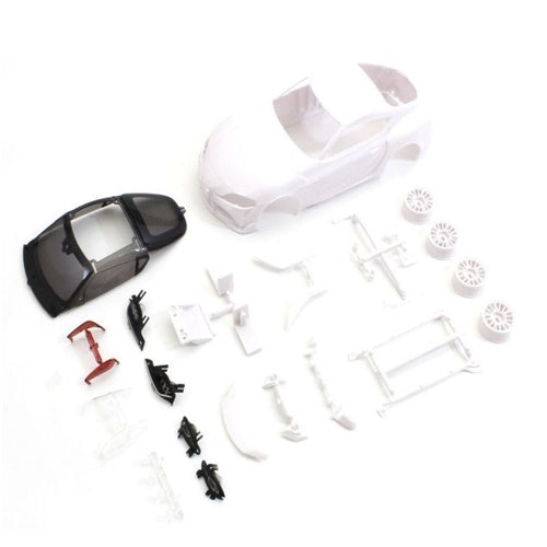 Kyosho KYOMZN207 Toyota GR Supra TRD White BodySet w/Wheel MZN207