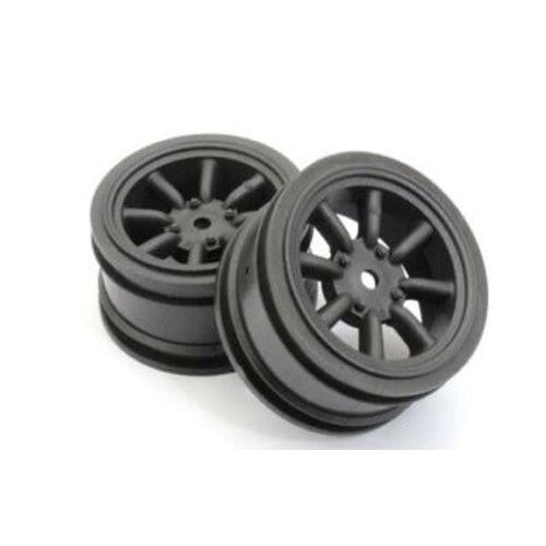 Kyosho FAH706BK 8-Spoke Watanabe Wheel (Black Metallic)