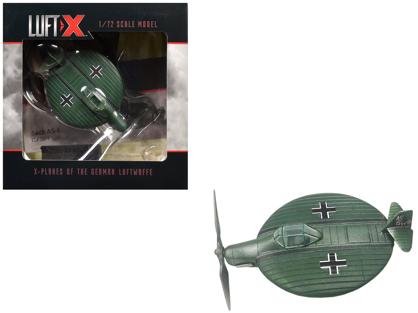 Sack AS-6 Aircraft Prototype "German Luftwaffe" 1/72 Model by Luft-X  free shipping USA