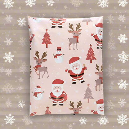 Santa Christmas Poly Mailers Size 14x17 Shipping Bags