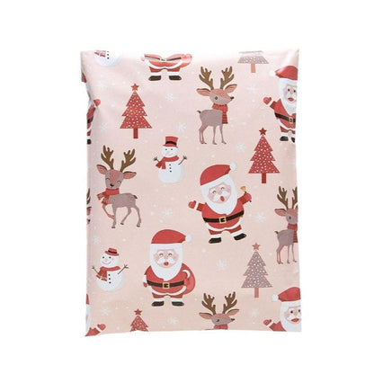 Santa Christmas Poly Mailers Size 14x17 Shipping Bags