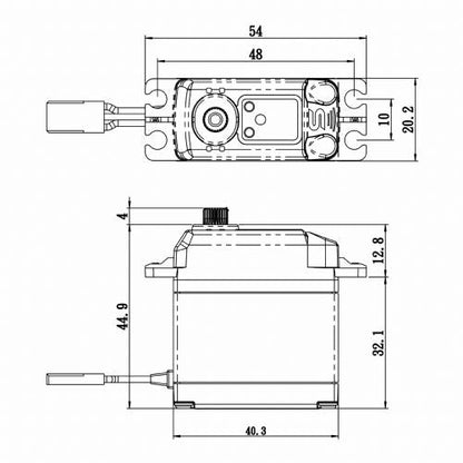 Savox SAVSA1230SGP Coreless Digital Standard Servo Soft Start 0.16/500