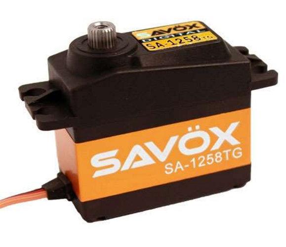 Savox SA-1258TG Super Speed Titanium Gear Digital Servo BACKLASH BLACK
