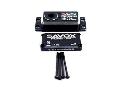 Savox SAVSCSB2291SG Top & Bottom Servo Case Set w/ 4 Screws for SB2291SG