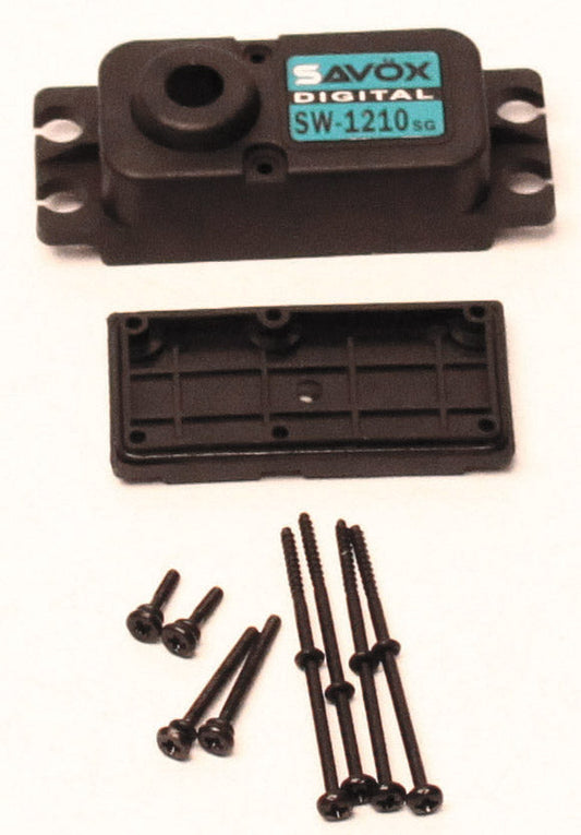 Savox Top & Bottom Servo Case with 8 Screws for SW1210SG & SW1210SG-BE