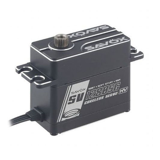 Savox Plus High Voltage Coreless Steel Gear Monster Torque Servo 1/8 Scale
