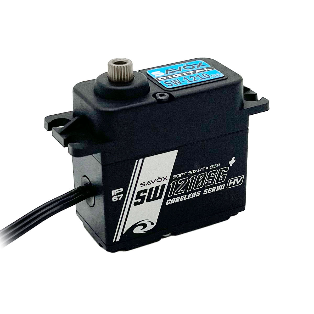 Savox Waterproof HV Coreless Digital Servo Soft Start Black Edition