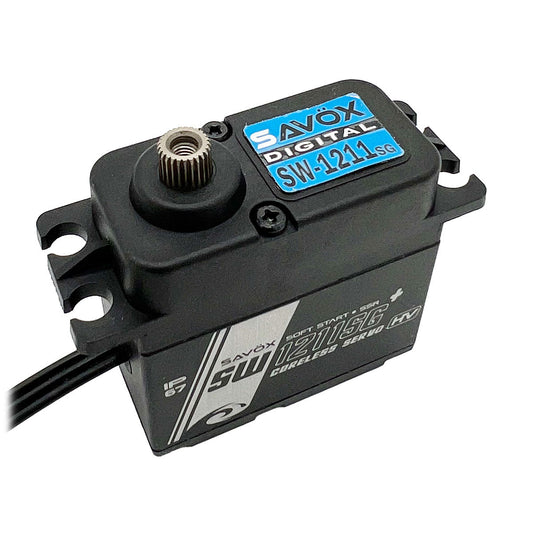 Savox 1/10 Waterproof High Voltage Standard Size Digital Servo SAVSW1211SGPBE