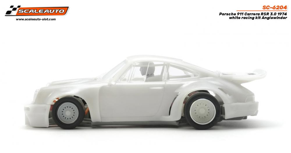 Scaleauto 1974 Porsche 911 Carrera RSR 3.0 White Kit 1/32 Slot Car SC-6204