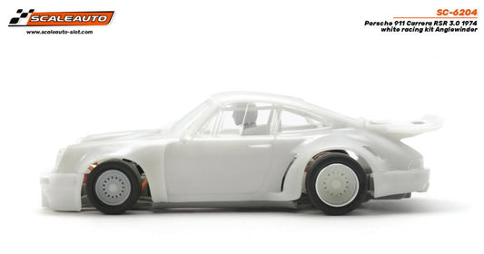 Scaleauto 1974 Porsche 911 Carrera RSR 3.0 White Kit 1/32 Slot Car SC-6204
