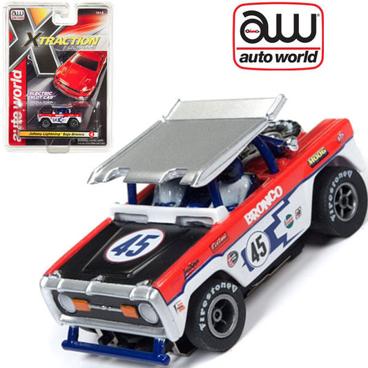 Auto World Ford Baja Bronco Red Xtraction for AFX HO Scale slot Car SC331