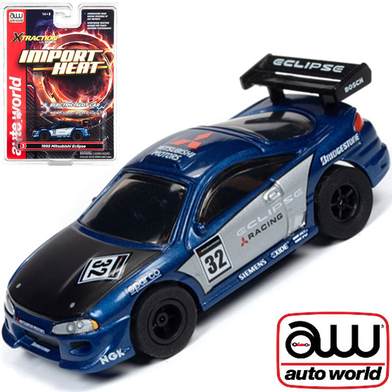 Auto World Xtraction R28 Mitsubishi Eclipse AFX HO Scale Slot Car