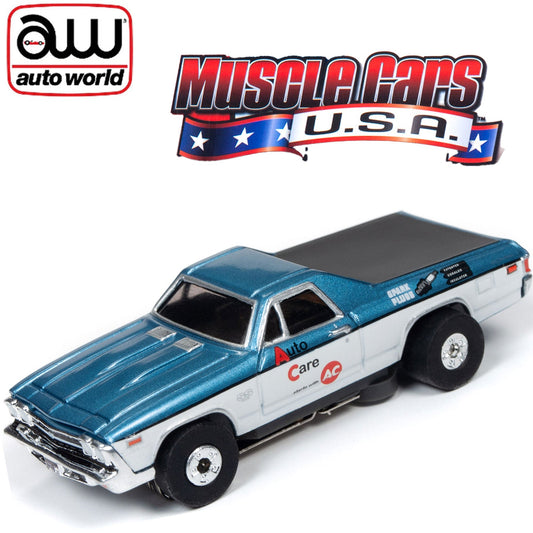 Auto World 1969 Chevy El Camino Thunderjet HO Slot Car SC349 fits AFX