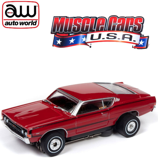 Auto World 1968 Ford Torino GT Thunderjet HO Slot Car SC349 fits AFX