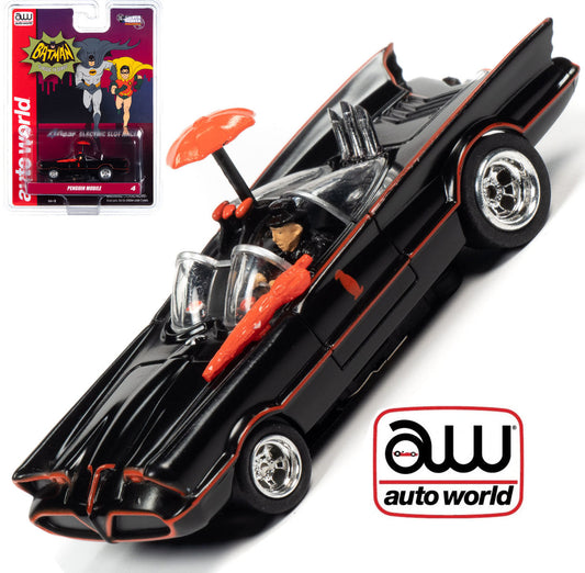 Auto World 4Gear 1966 The Penguin Mobile Batman AFX HO Slot Car SC358