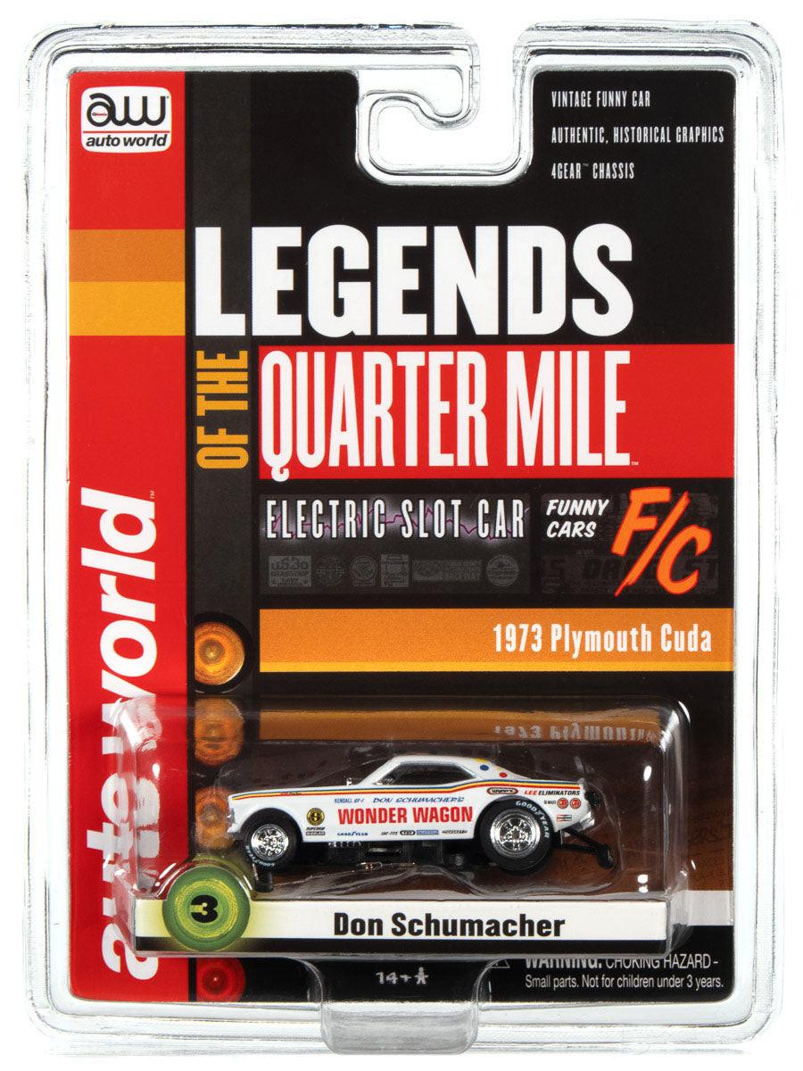 Auto World Don Schumacher Plymouth Barracuda Wonder Wagon Ho Slot Car SC369
