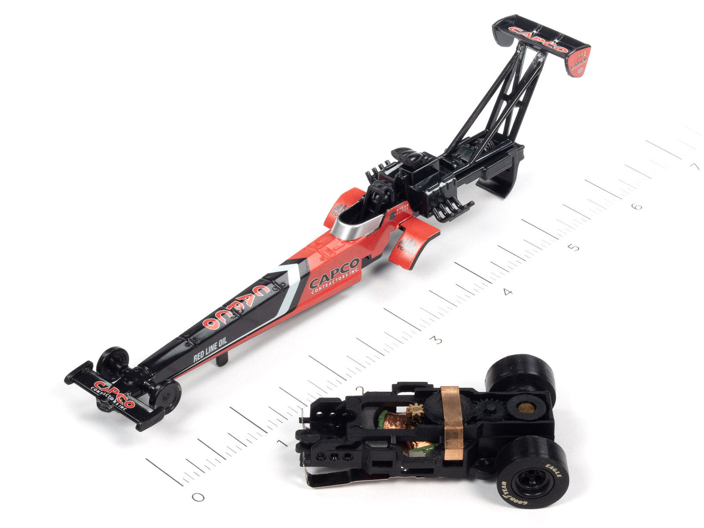 Auto World 4Gear NHRA Steve Torrence CAPCO Top Fuel Dragster HO Scale Slot Car SC370 R27