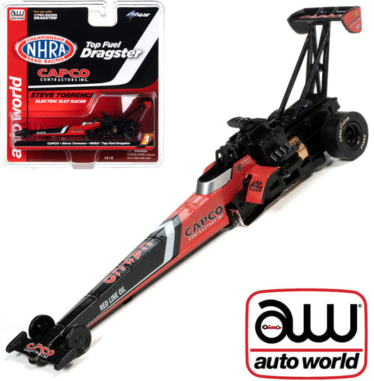 Auto World 4Gear NHRA Steve Torrence CAPCO Top Fuel Dragster HO Scale Slot Car SC370 R27
