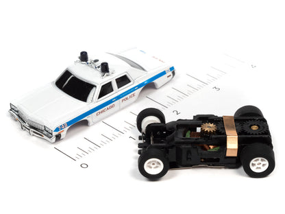 Auto World Chicago Police Dodge Monaco Blue Brothers R36 HO Slot Car for AFX Xtraction