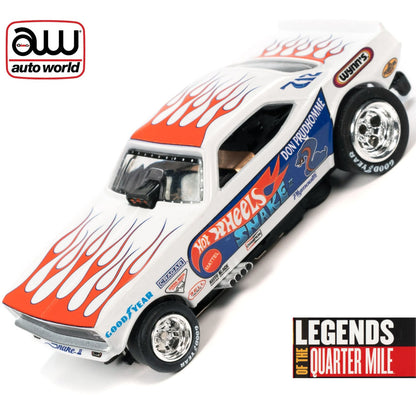 Auto World 4Gear Hot Wheels Don The Snake Prudhomme Plymouth Cuda Funny HO Slot Car
