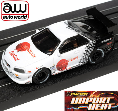 Auto World Nissan Skyline GTR Xtraction Import Heat for AFX HO Slot Car SC378