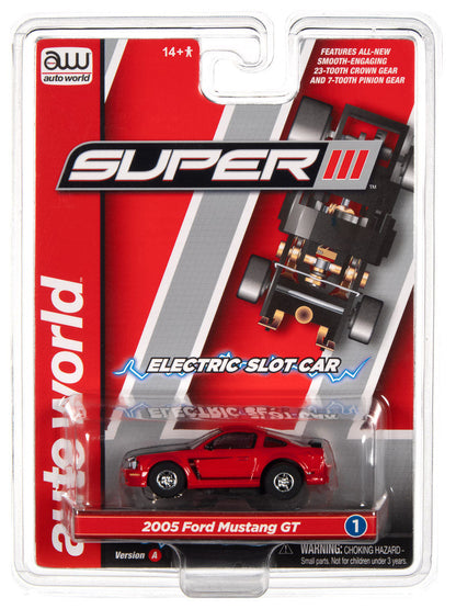 Auto World 2005 Ford Mustang GT Red HO AFX Slot Car SC383