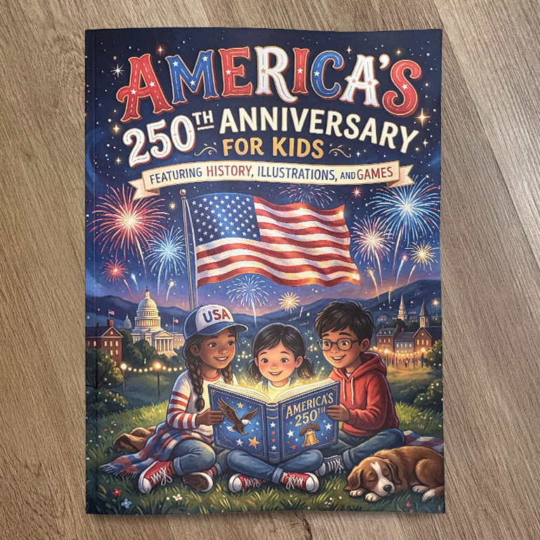 America's 250th Anniversary for Kids (Softcover Book)