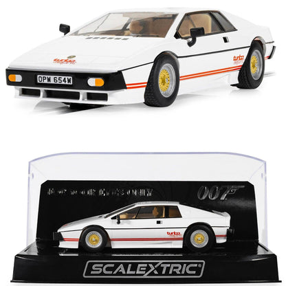 Scalextric C4631 James Bond Lotus Esprit Turbo White 1/32 Slot Car DPR